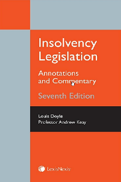 Insolvency Legislation: Annotations and Commentary, 7th edition